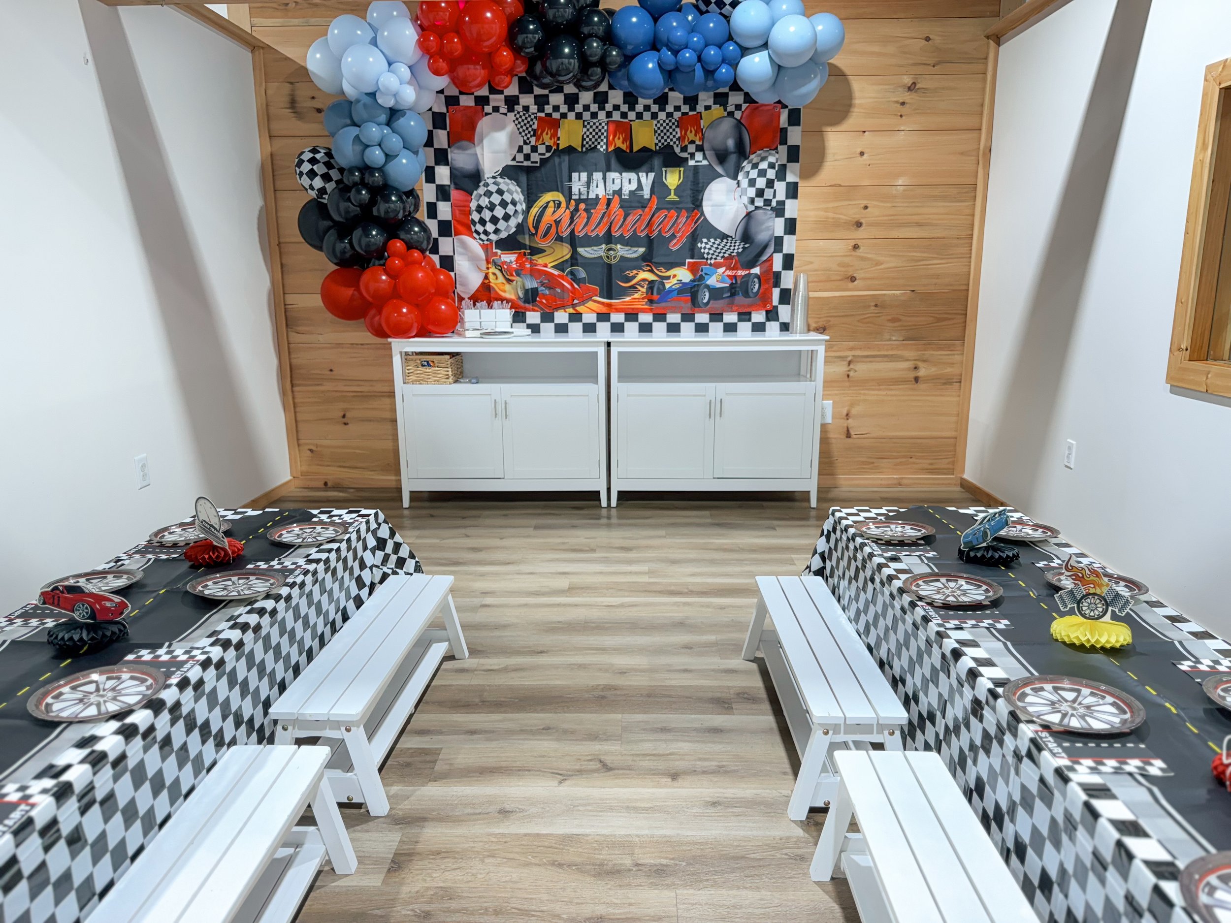 Children celebrating during a party.